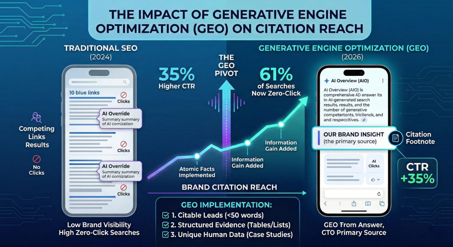 Generative Engine Optimization (GEO): Survive the Zero-Visit Trap