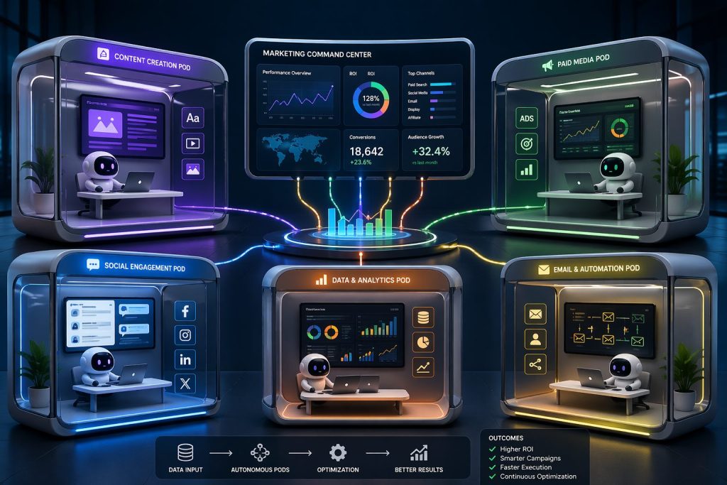 Autonomous Performance Pods in Modern AI Digital Marketing