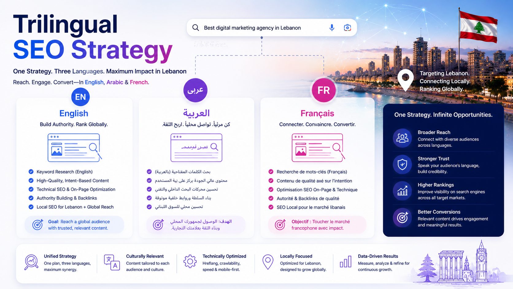 Trilingual SEO Strategy